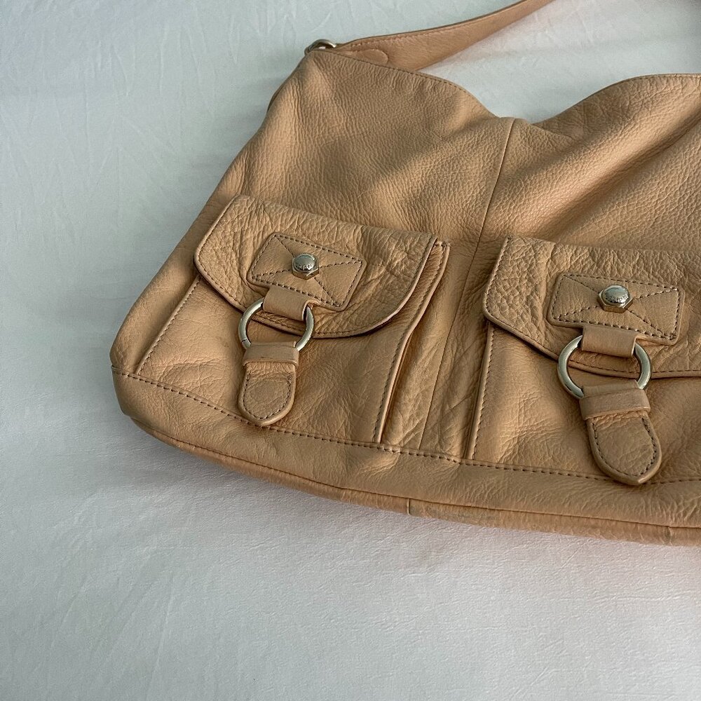 Liz Clairborne Blonde Leather Shoulder Bag